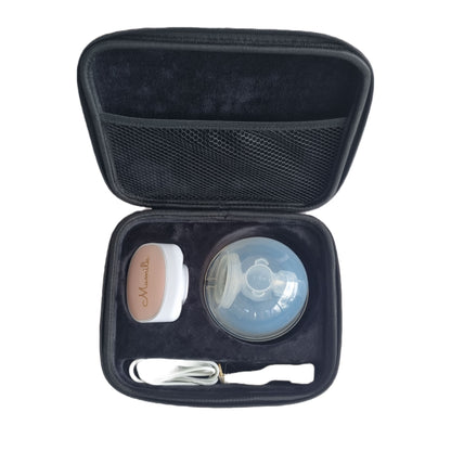 mumilk breast pump travel case with breast pump parts