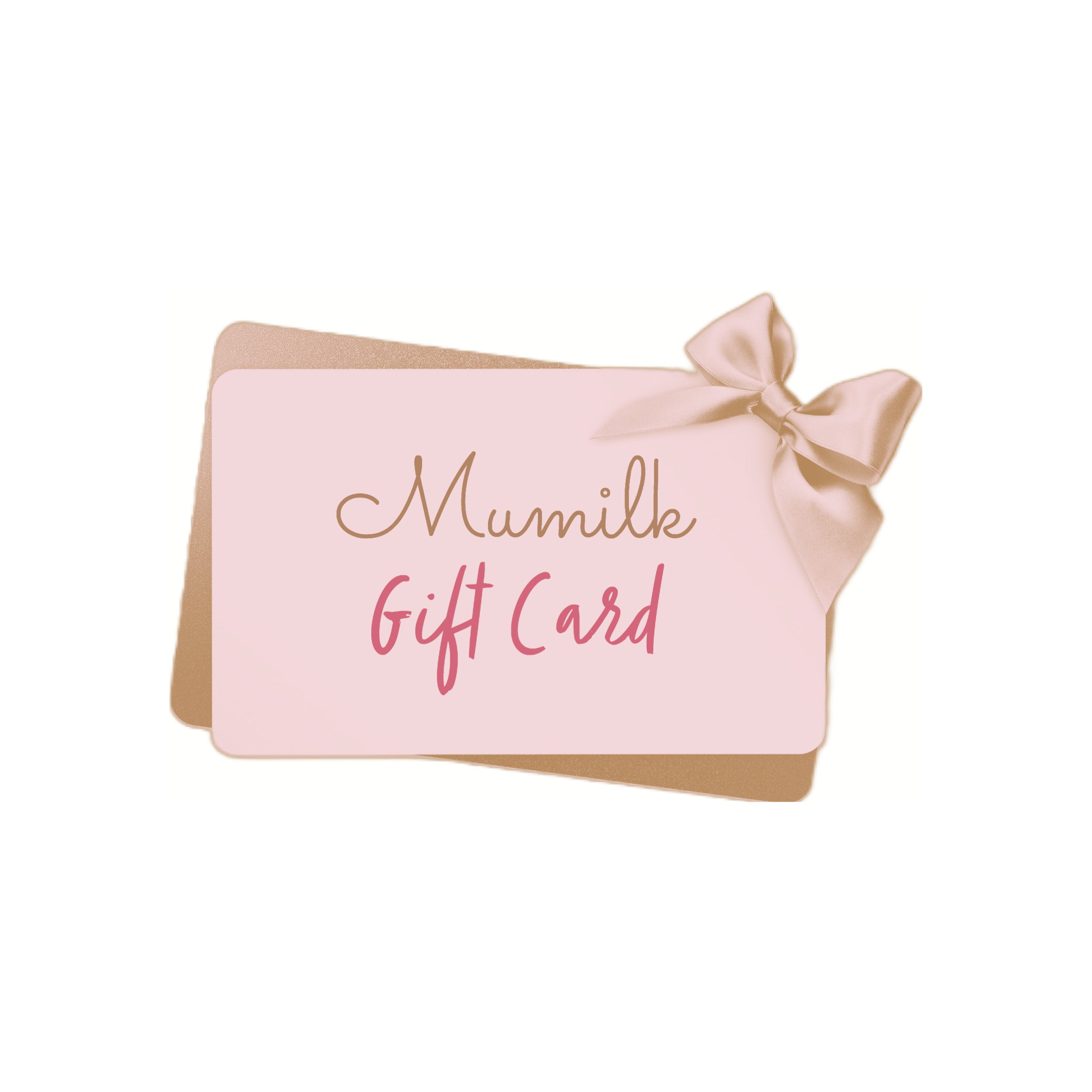 mumilk gift card front view